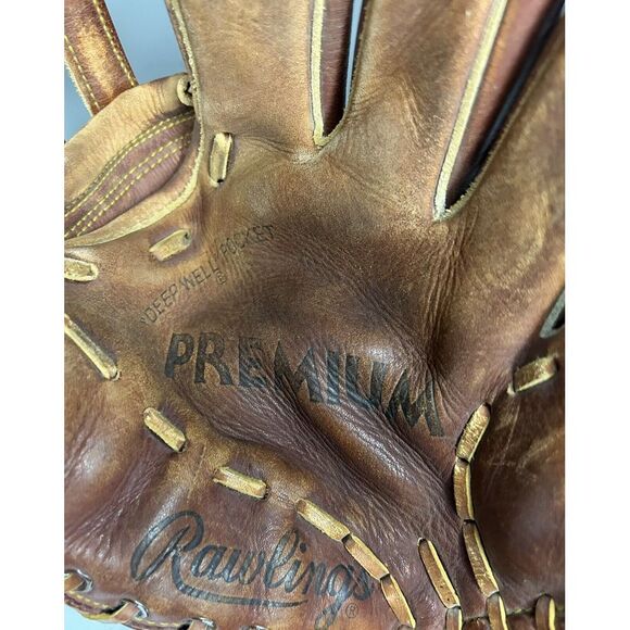 Rawlings SG78 The Mark of a Pro Fastback Leather Glove Right Throw, Needs Clean - Picture 6 of 10
